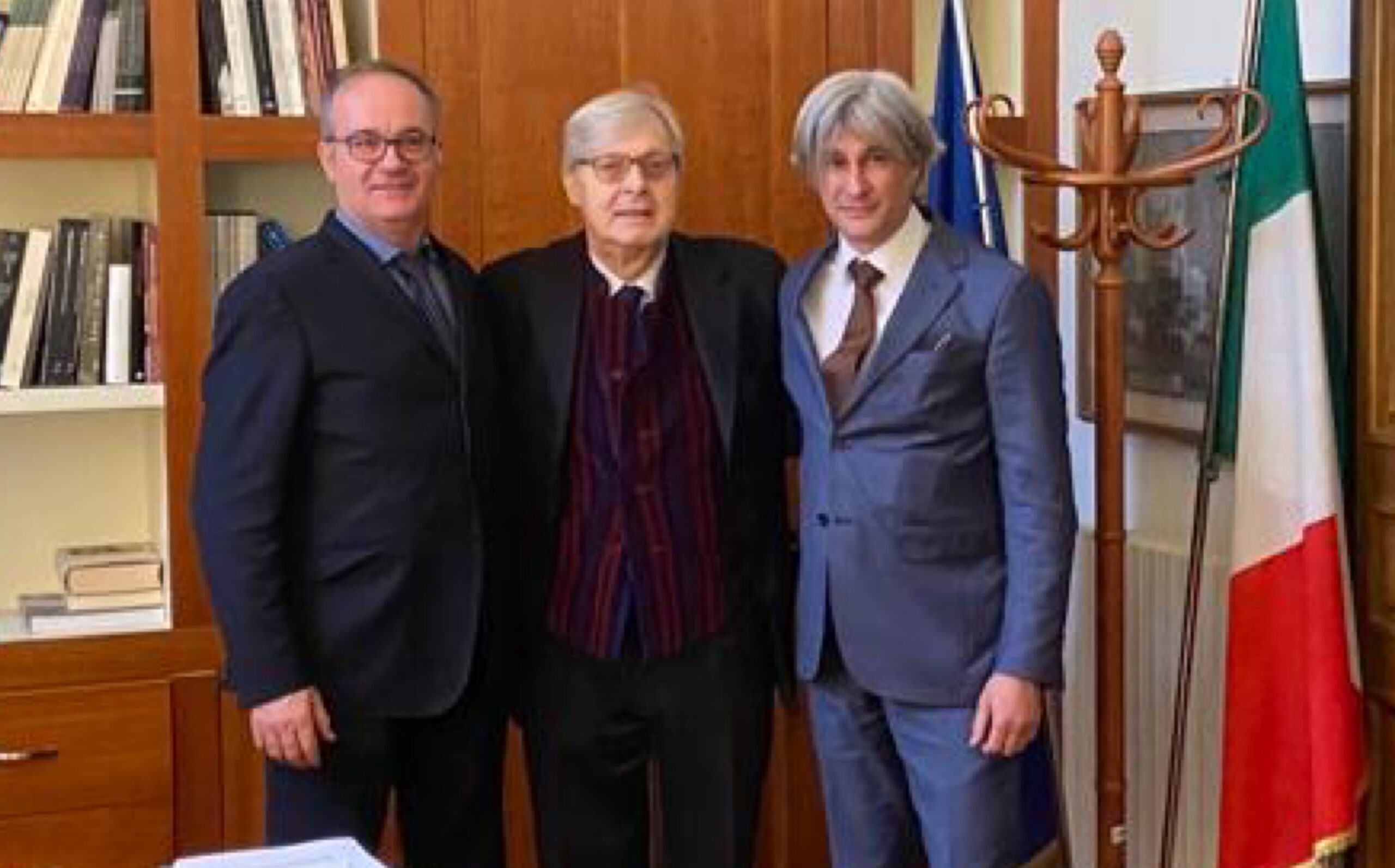 Cortona, incontro con il sottosegretario alla Cultura Vittorio Sgarbi