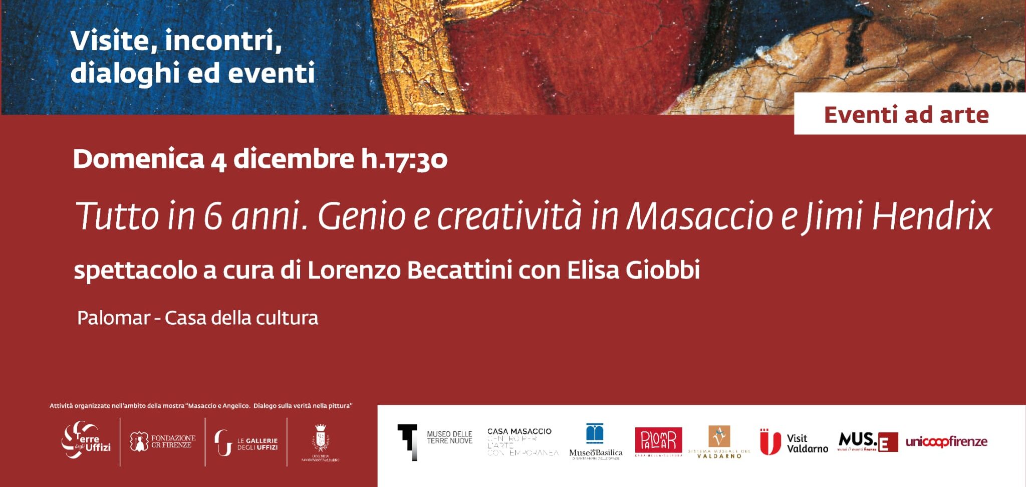 Il lato rock di Masaccio: i colori di Jimi Hendrix e il mecenatismo di Cosimo de’ Medici