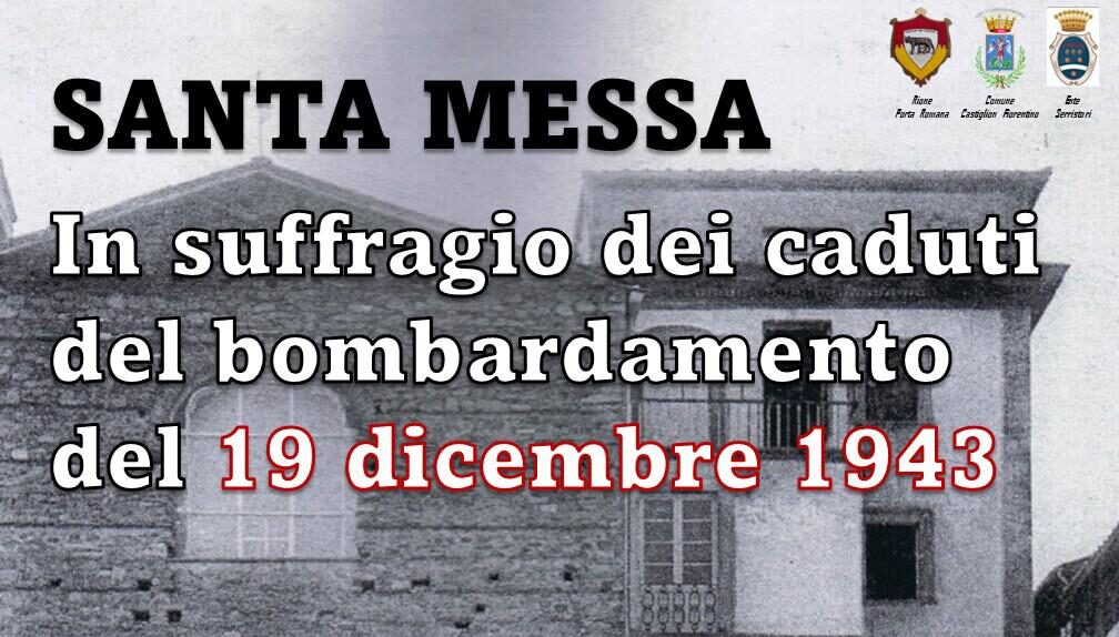 Castiglion Fiorentino: domenica il ricordo del bombardamento del 1943
