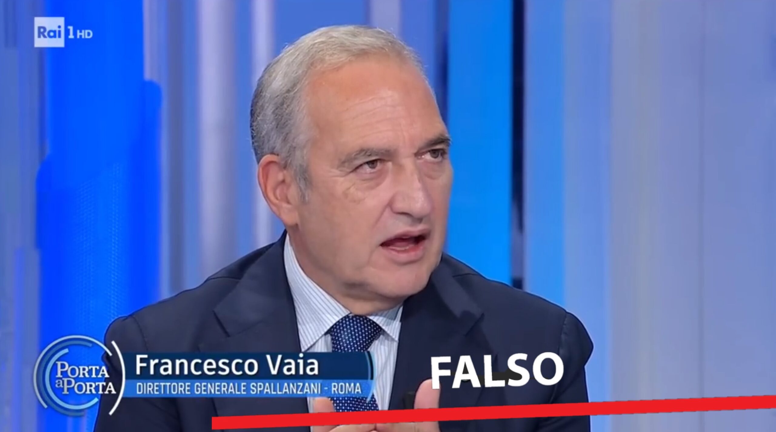 Francesco Vaia: “nessuno si è sognato di dire che i vaccini prevenivano il contagio” – FALSO