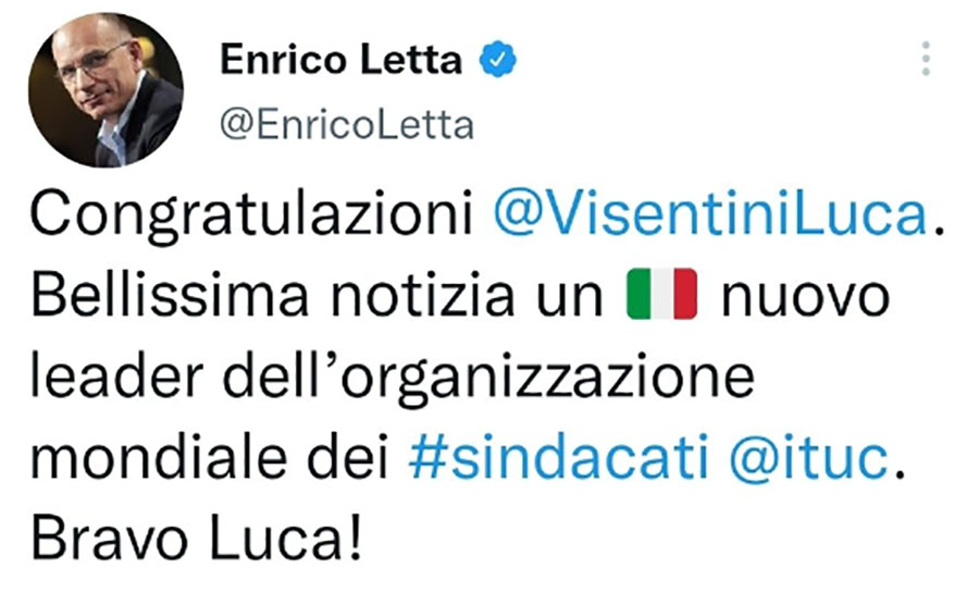 Il sindacalista Luca Visentini fermato dalla polizia belga nell’ambito di un’inchiesta per sospetta corruzione