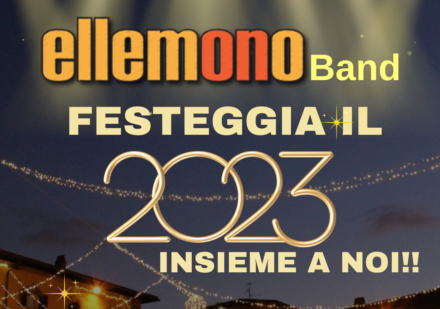 Capodanno con Ellemono band in piazza a Sansepolcro