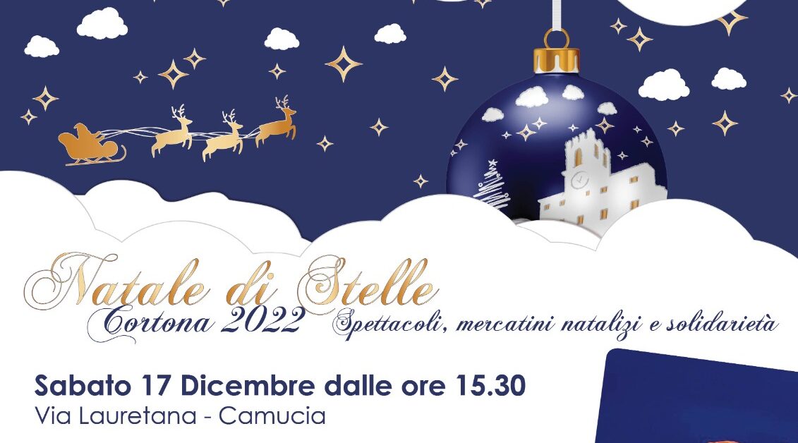 Festa di Natale a Camucia: un sabato fra artisti di strada, neve e musica