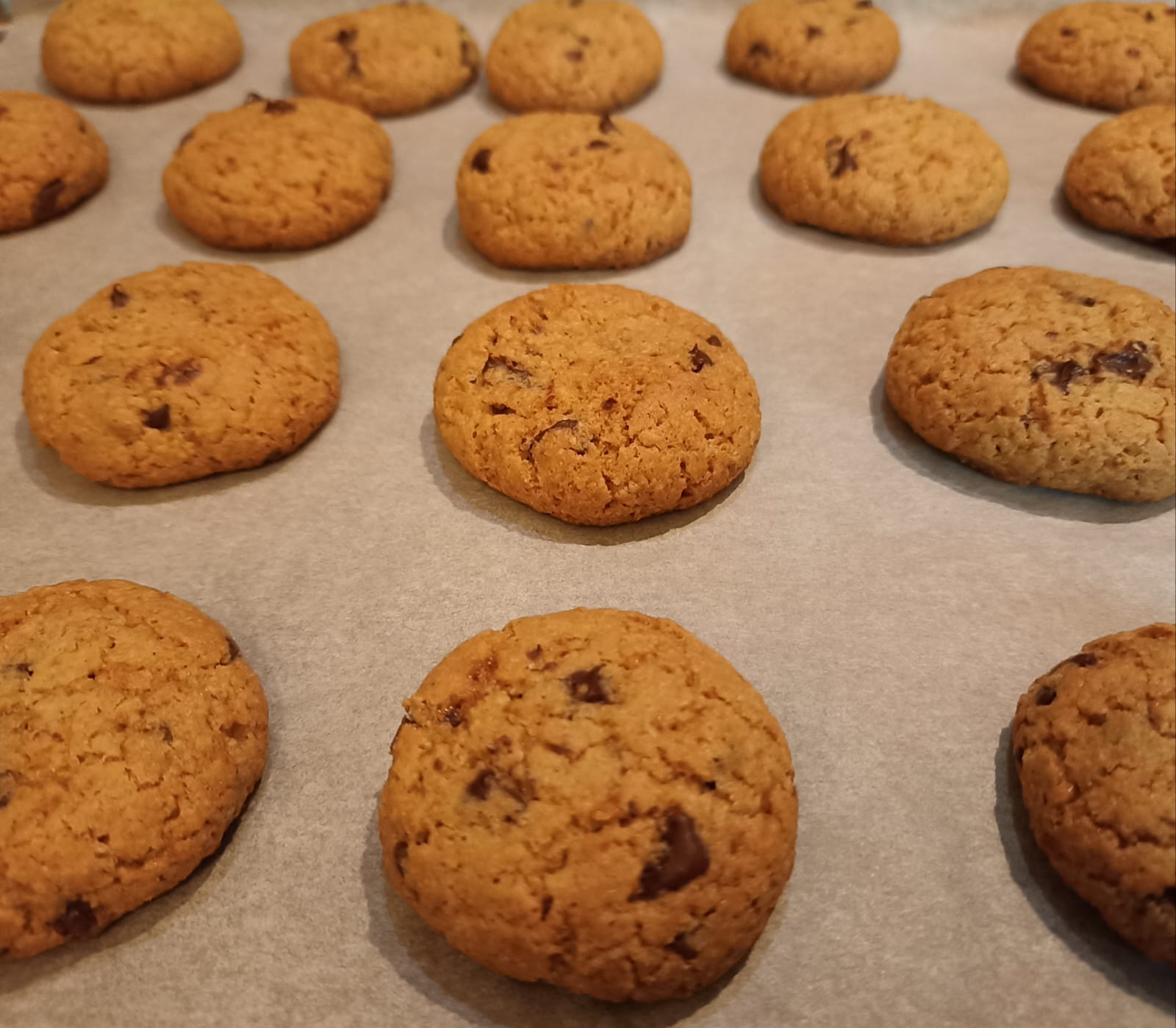 Biscotti sprint mandorle e gocce di cioccolato