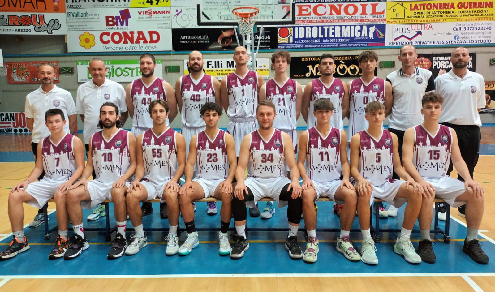 La corsa dell’Amen Scuola Basket Arezzo in Coppa Toscana si ferma in Semifinale