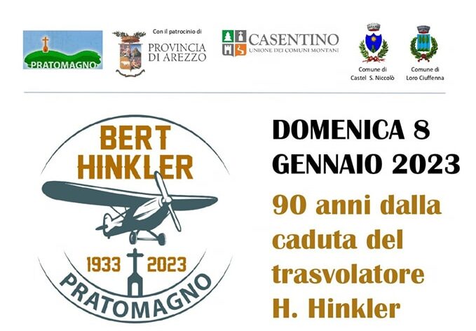 Il Pratomagno ricorda i 90 anni dalla caduta di Herbert Hinkler