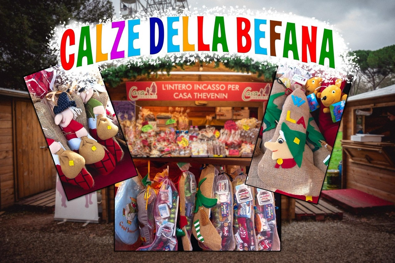 Alla Casina del Prato le calze della Befana di Casa Thevenin
