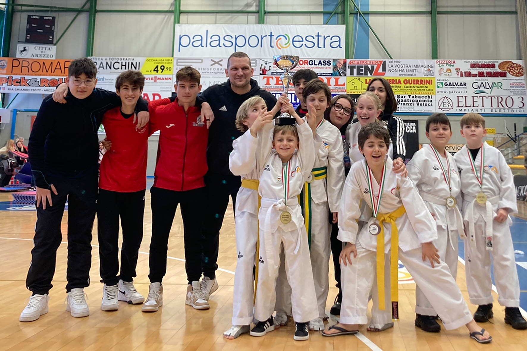 Il Centro Taekwondo Arezzo ha trionfato al Tuscany Open 