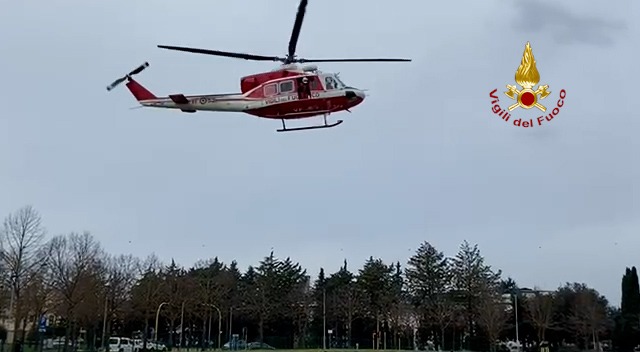 Incidente in mountain bike all’Alpe di Poti: intervenuti gli aerosoccorritori dei Vigili del Fuoco