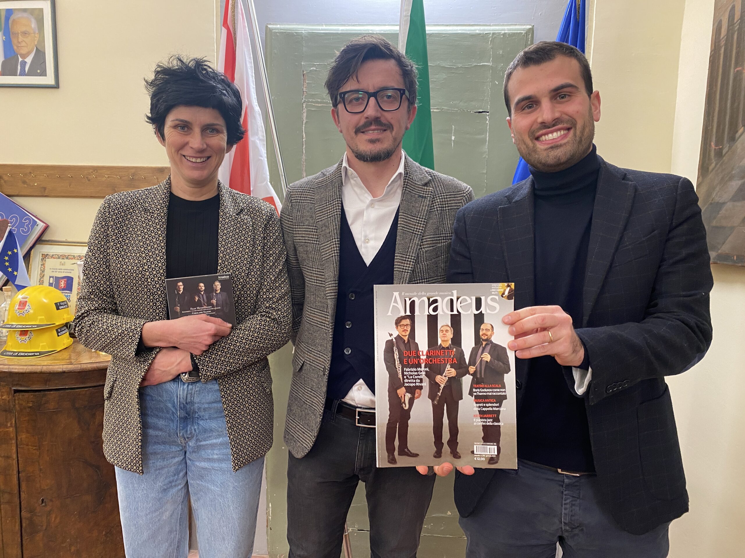 Il maestro della Filarmonica di Soci sulla copertina della rivista “Amadeus”