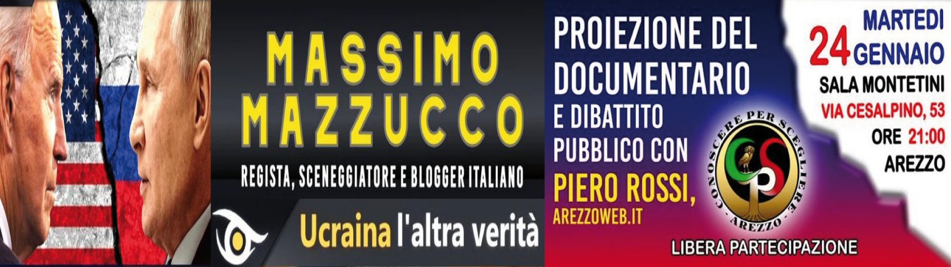 UCRAINA, L’Altra Verità, proiezione documentario Massimo Mazzucco