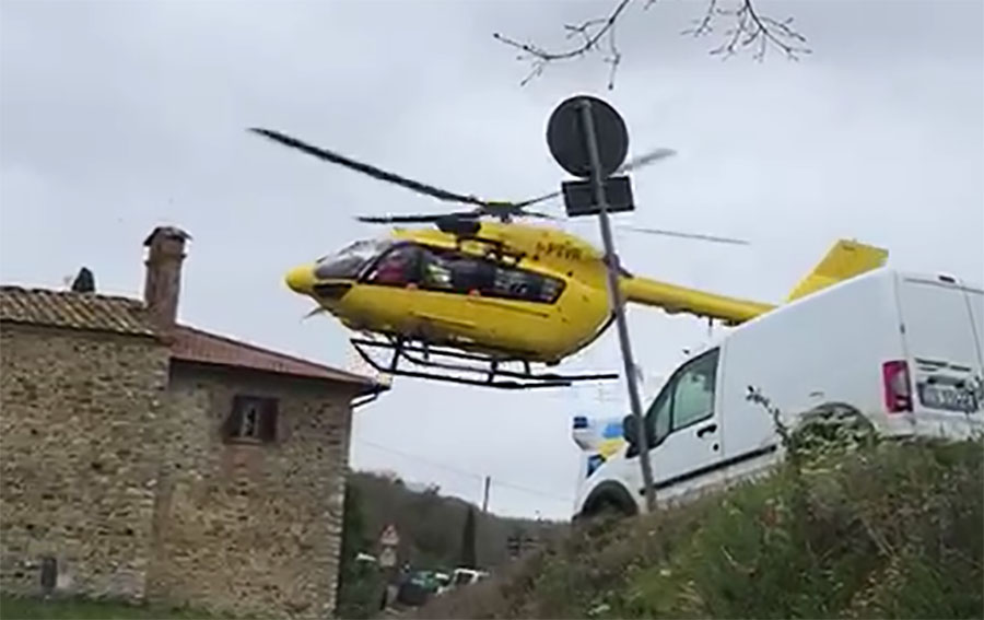 Incidente a cavallo, 60enne trasportato a le Scotte di Siena