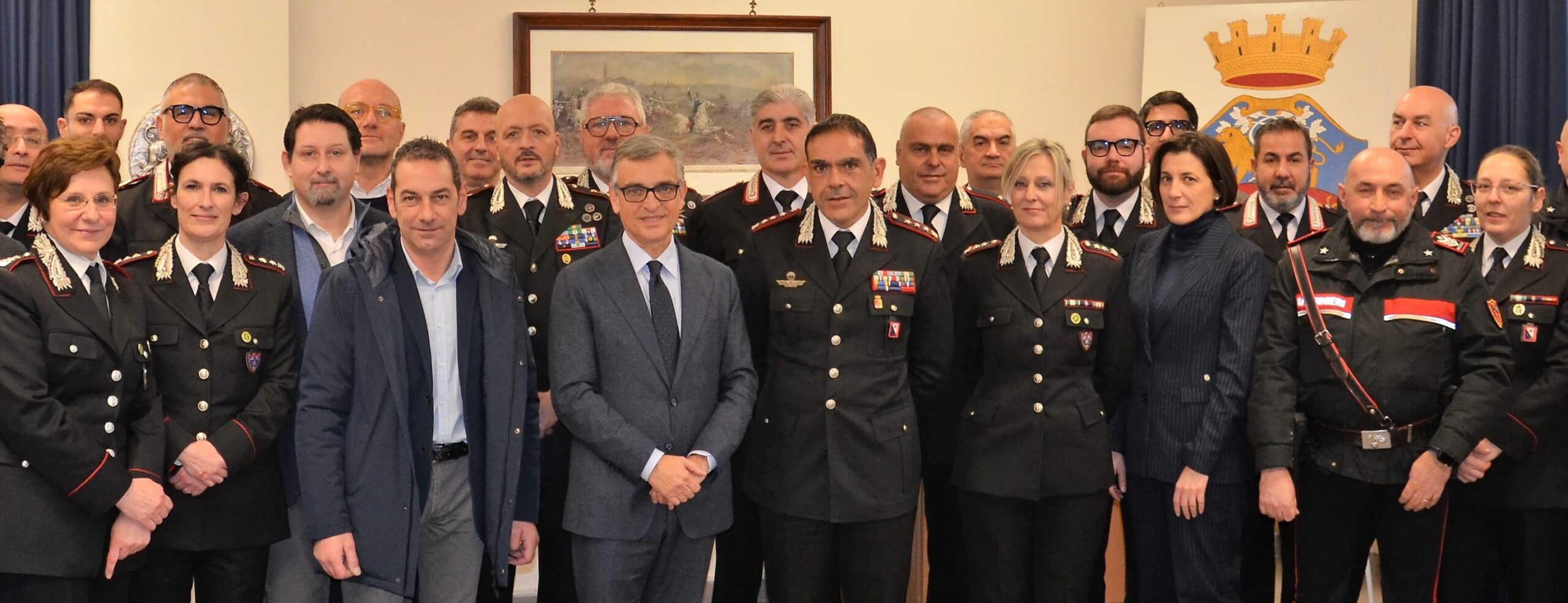 Il Procuratore Roberto Rossi In visita al Comando Provinciale Carabinieri di Arezzo