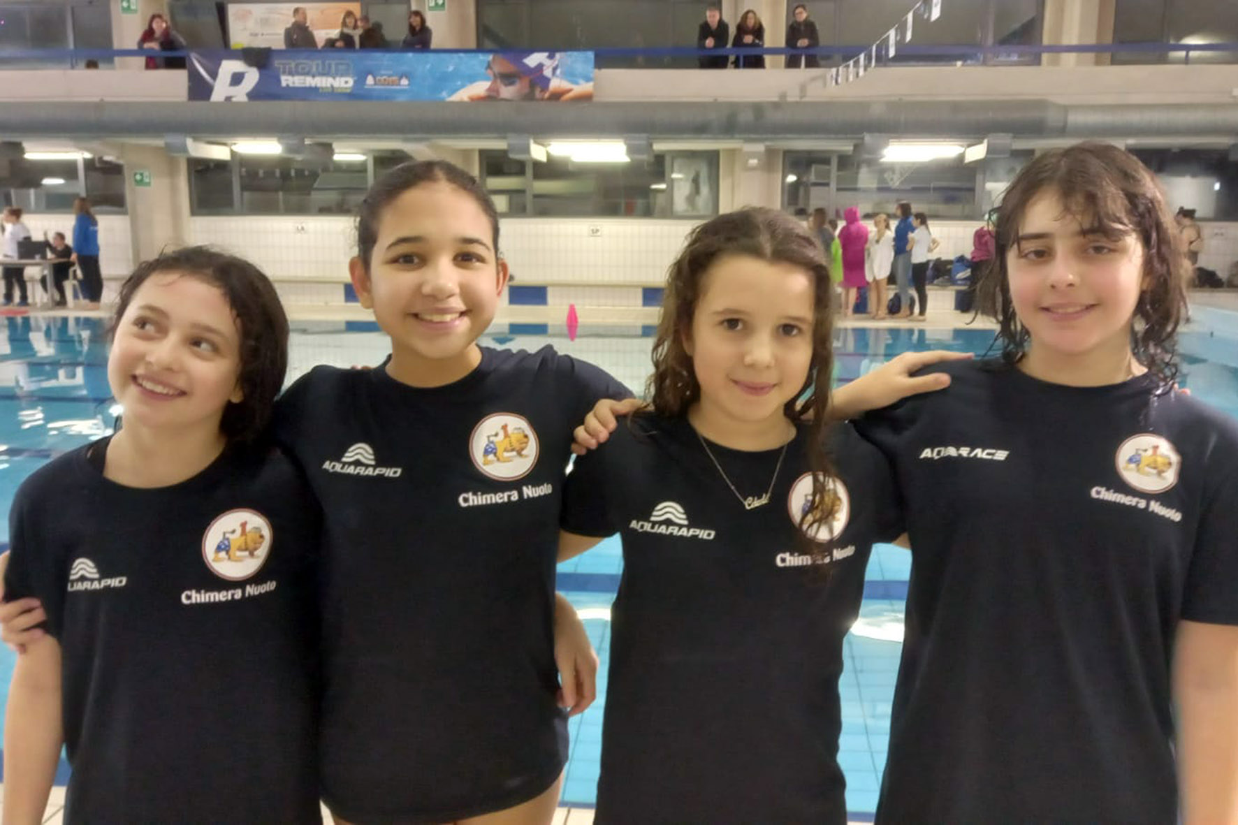 La Chimera Nuoto ha debuttato nel campionato regionale di sincronizzato 