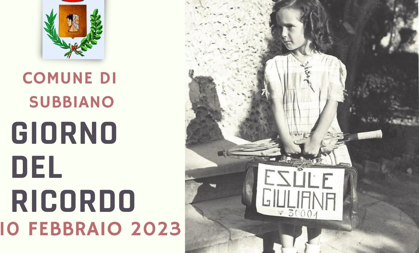 Giorno del Ricordo: dalla Sala Consigliare di Subbiano la diretta di “Storia di un confine difficile”