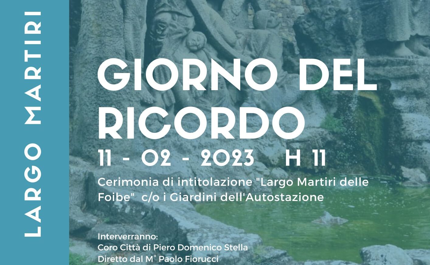 Giorno del Ricordo: a Sansepolcro l’intitolazione ai Martiri delle Foibe