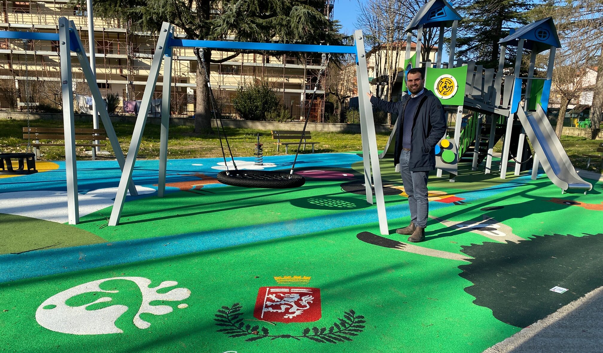 Bibbiena, il parco del Centro Sociale è quasi pronto: a primavera l’inaugurazione