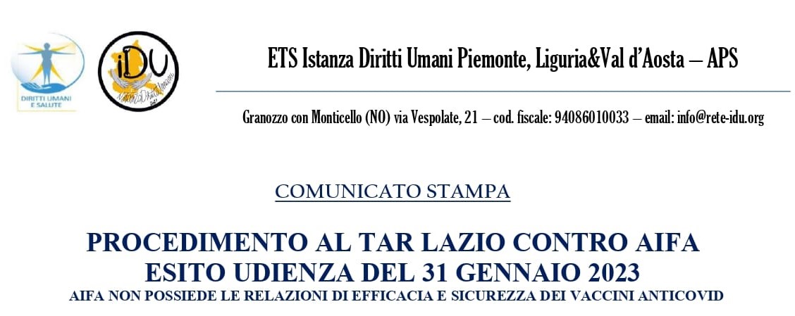 AIFA non si presenta all’udienza di fronte ai giudici del Tar del Lazio