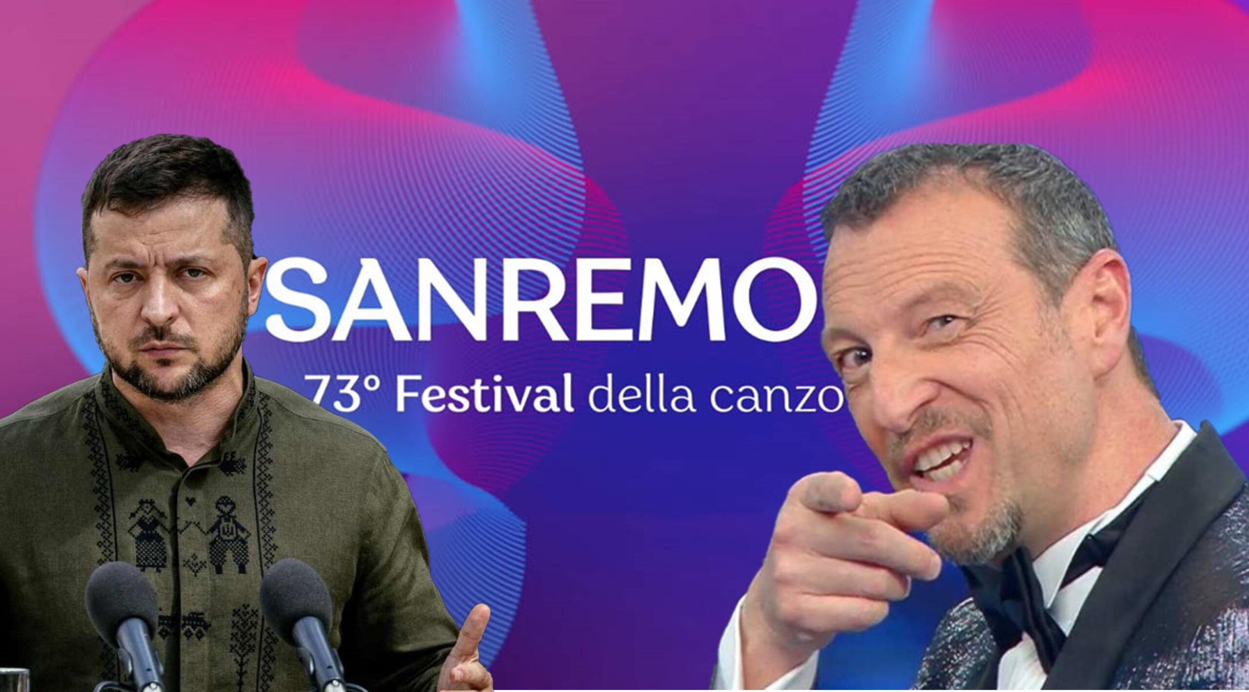 Zelensky non sarà collegato in video con il Festival di Sanremo