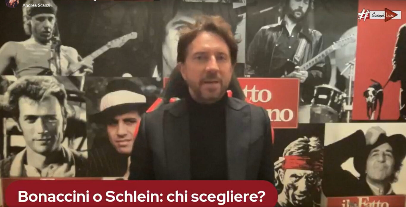 Primarie PD, Scanzi aveva detto: “Vince Bonaccini, se sbaglio voto Meloni”. E ora?