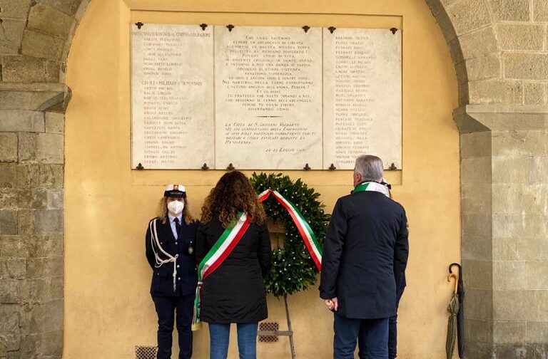 San Giovanni Valdarno ricorda la partenza dei volontari per la guerra di Liberazione