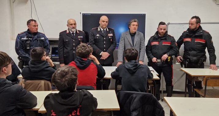 Cultura della legalità: oggi confronto fra i Carabinieri e gli studenti dell’IPSIA