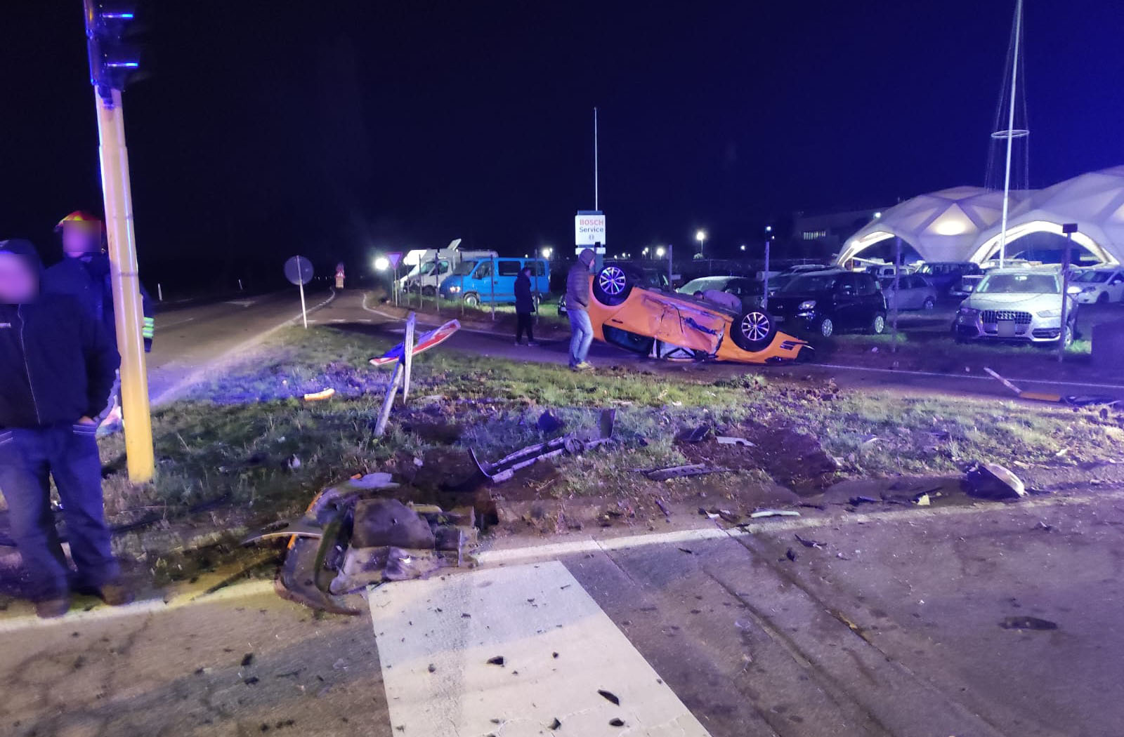 Scontro fra due auto a San Zeno, quattro le persone ferite