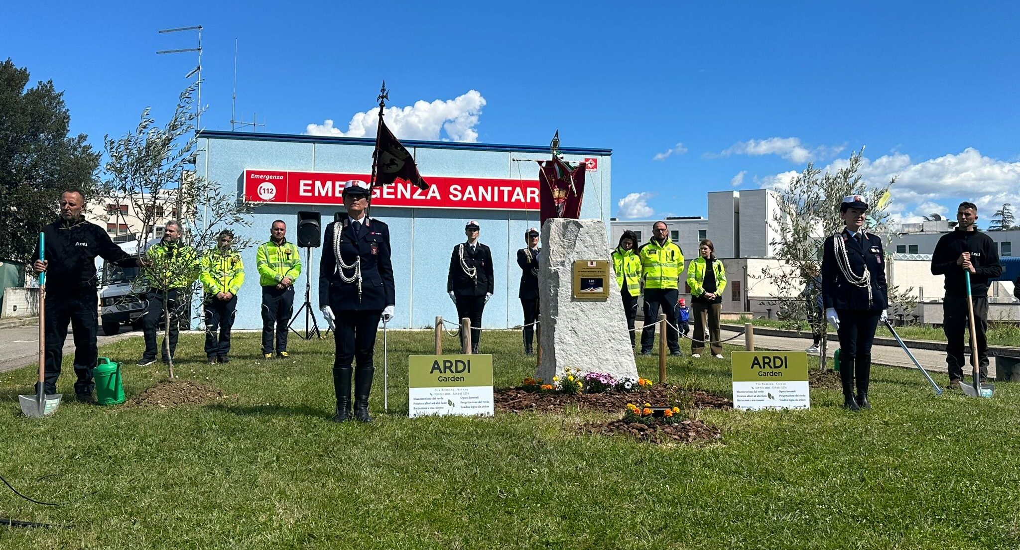 Polizia Municipale: due ulivi per festeggiare i 172 anni dalla fondazione del Corpo