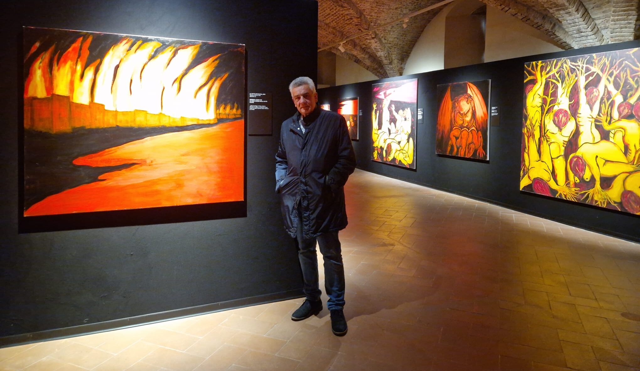“Area sanza stelle”: la mostra di Giuseppe Fanfani dedicata all’Inferno di Dante