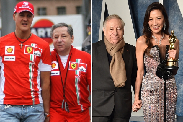 Una notte da Oscar per Jean Todt e sua moglie Michelle Yeoh