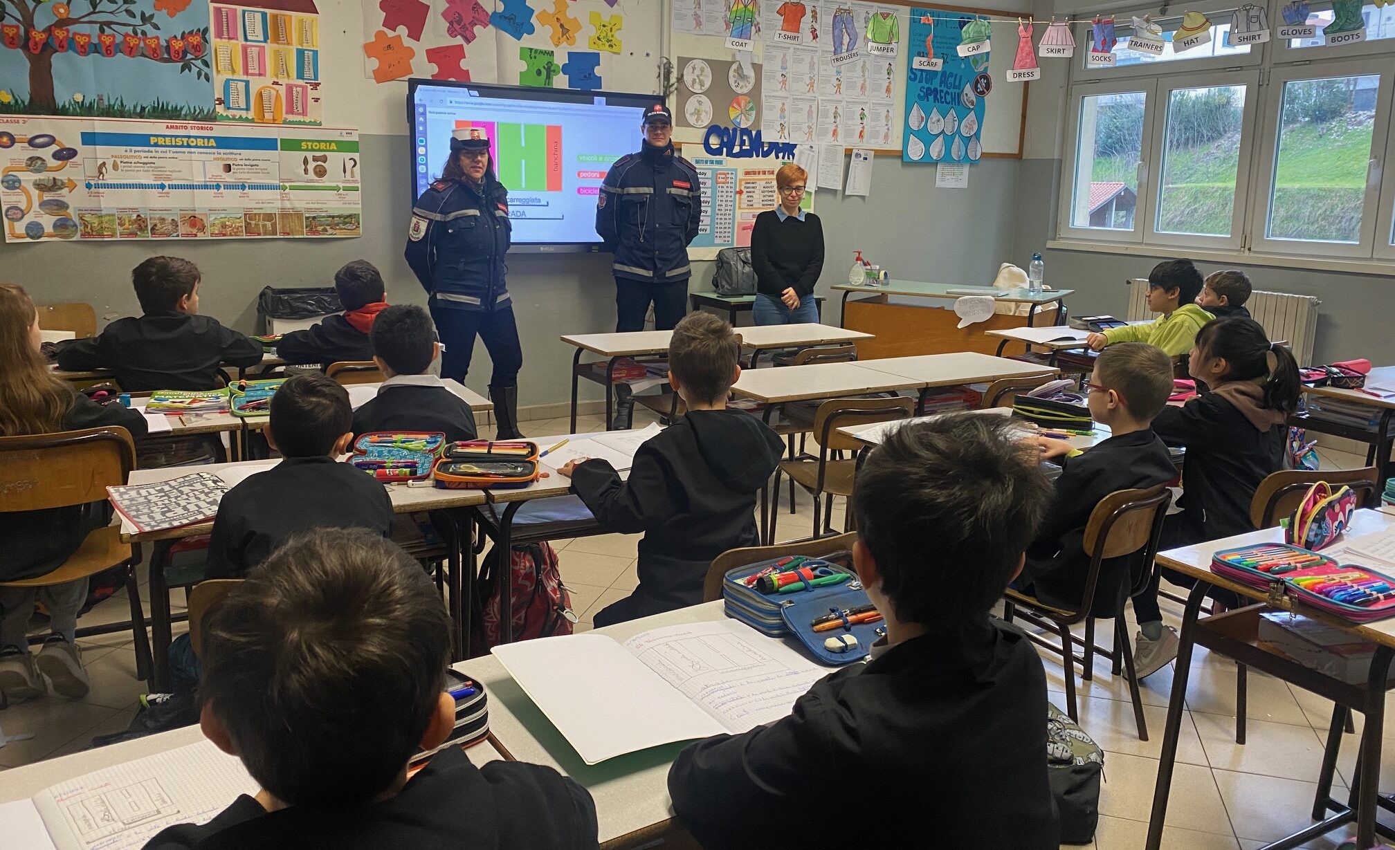 Educazione stradale nelle scuole casentinesi: riparte il progetto con gli agenti della Municipale