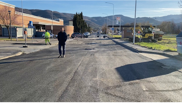 Bibbiena, asfalti e sistemazione di Via del Palazzetto: ultimo stralcio