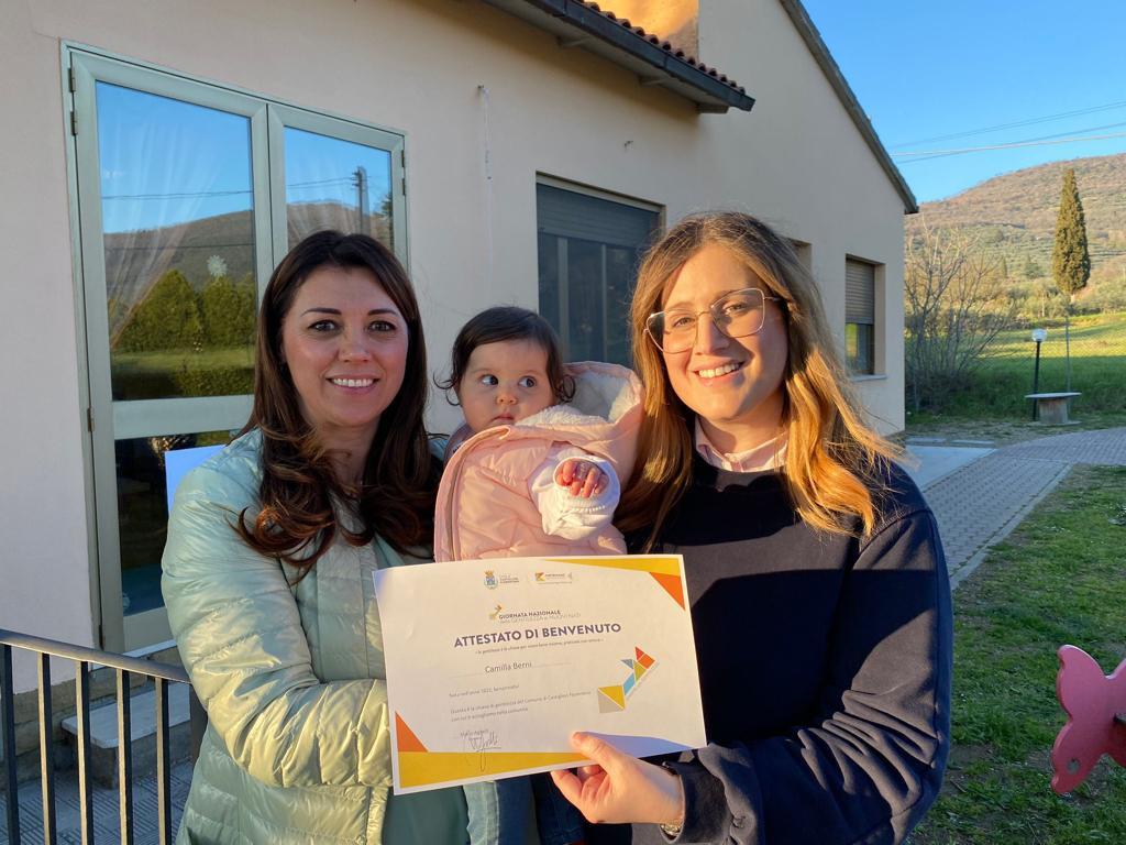 Castiglion Fiorentino ha accolto in nuovi nati con la cerimonia della Gentilezza