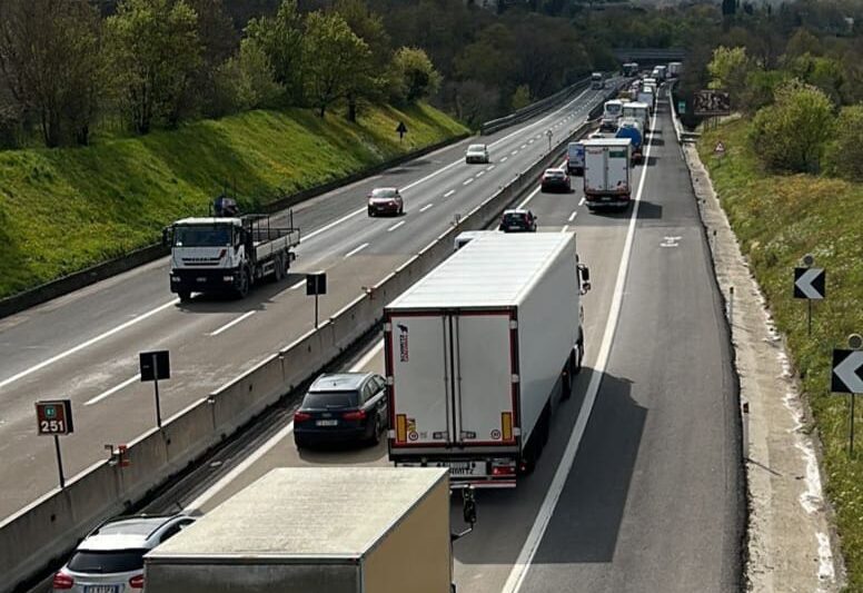 A1 Milano – Napoli:  incidente tra Arezzo e Valdarno in direzione Firenze