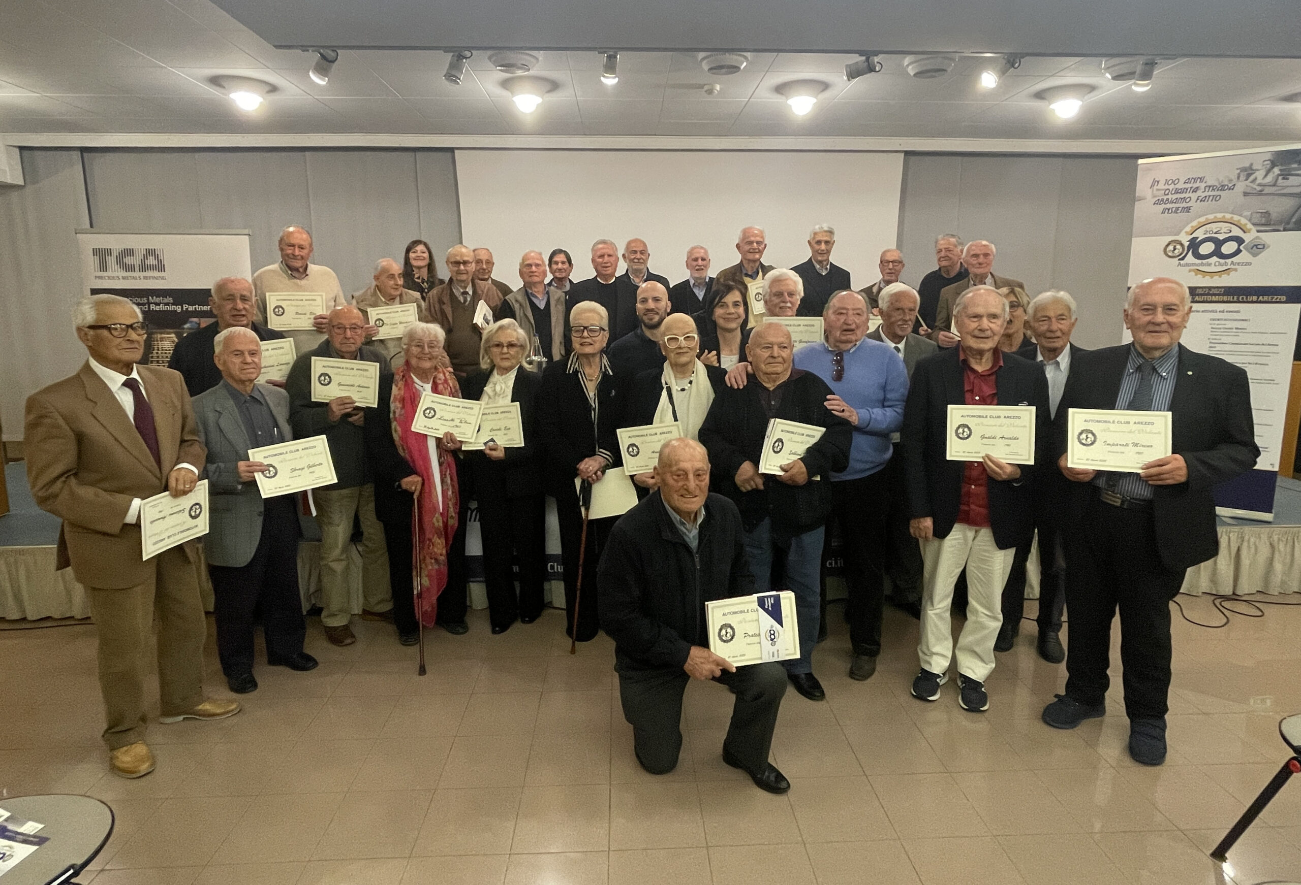 Nell’anno del Centenario dell’ACI Arezzo sono Fabio Sabbioni e Iolanda Nonni i “Pionieri del volante” – FOTO