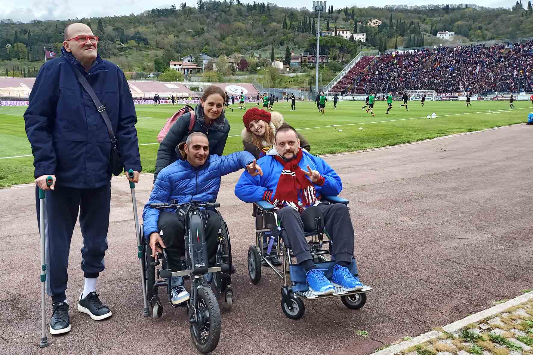 Una giornata a tinte amaranto per gli ospiti della Casa Pia