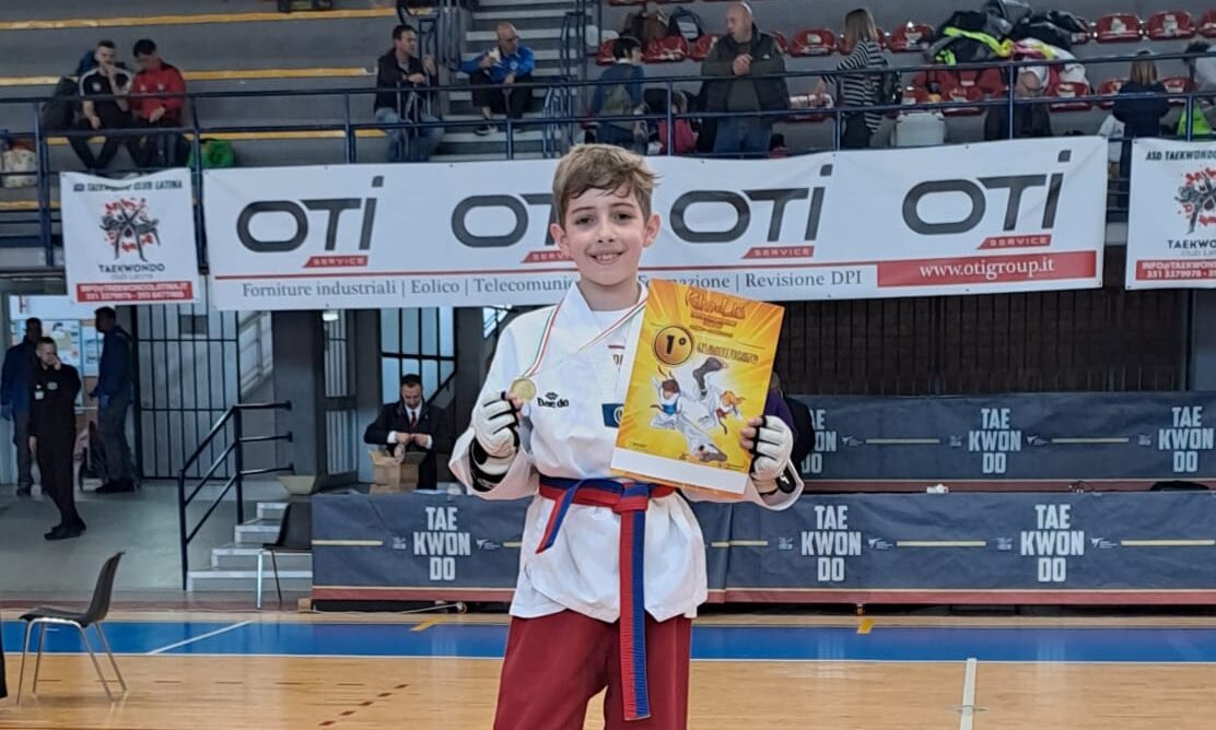 Taekwondo, poker di ori per il giovane Cristian Boncompagni