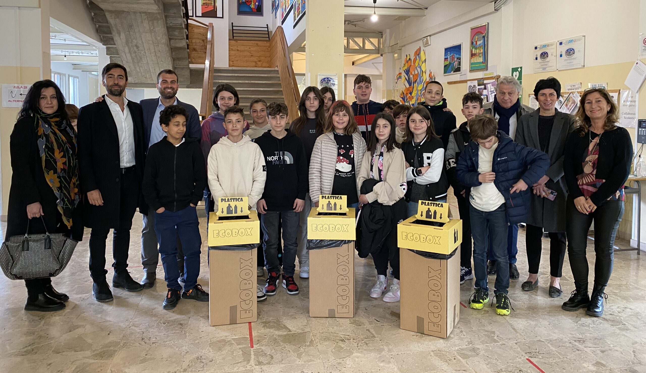 Nelle scuole di Bibbiena arrivano i contenitori per la raccolta differenziata