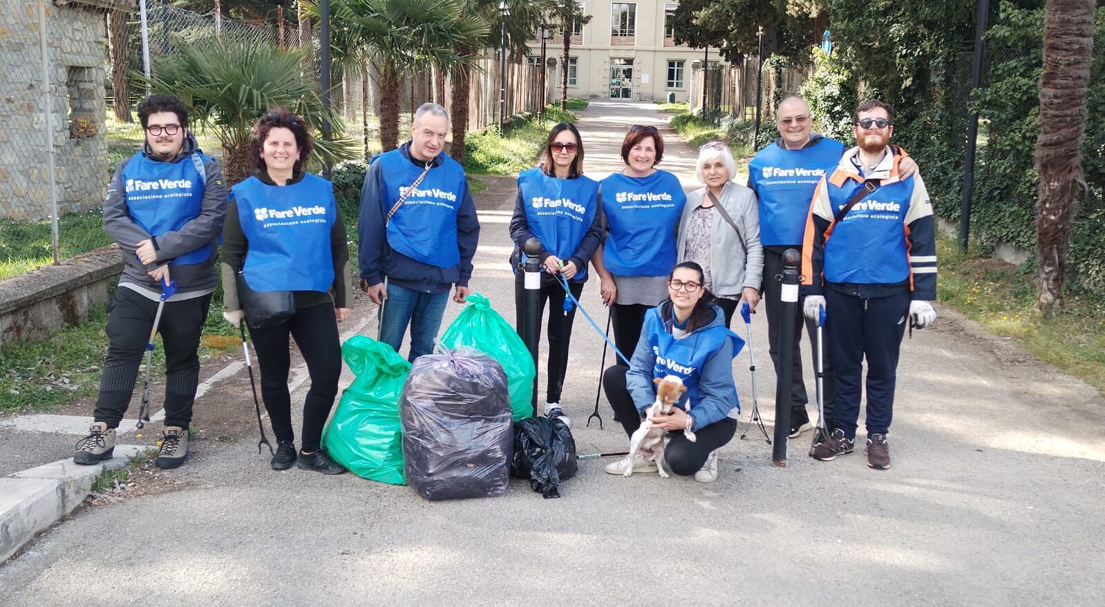 Etruria Fare Verde: raccolti 20 kg di rifiuti fra Parco Ambrosoli e zone adiacenti