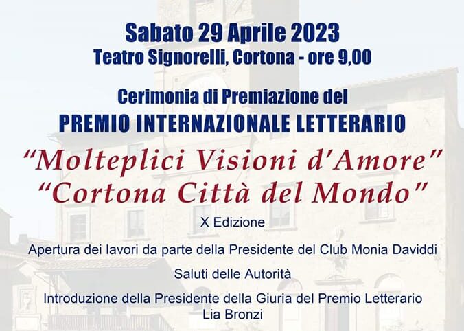 A Massimo Caponnetto e Fabio Mazza il premio “Molteplici visioni d’amore: Cortona città del mondo”