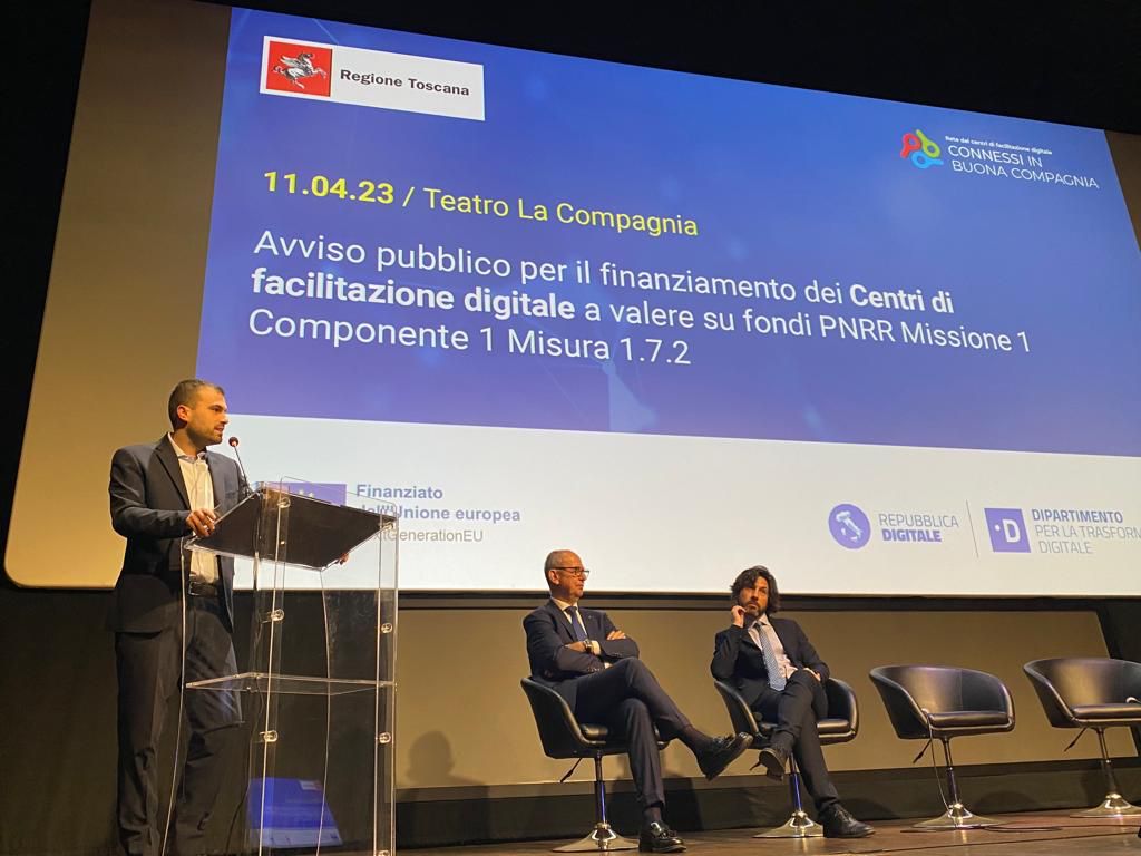 Vagnoli in Regione per lanciare il progetto di Centri di Facilitazione Digitale