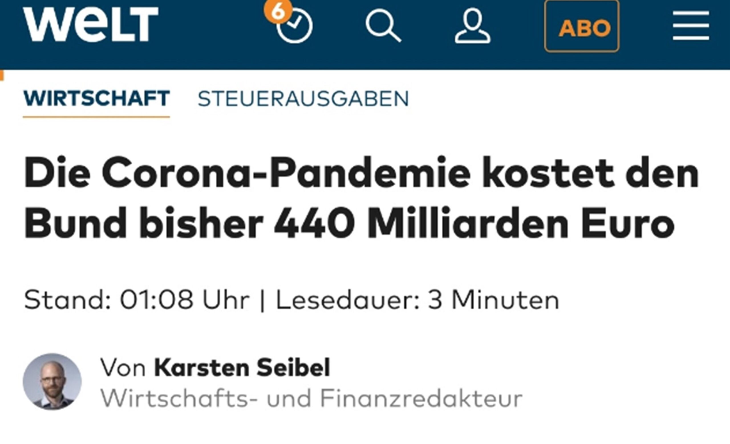 Il sistema emergenza è costato alla Germania 440 miliardi di euro