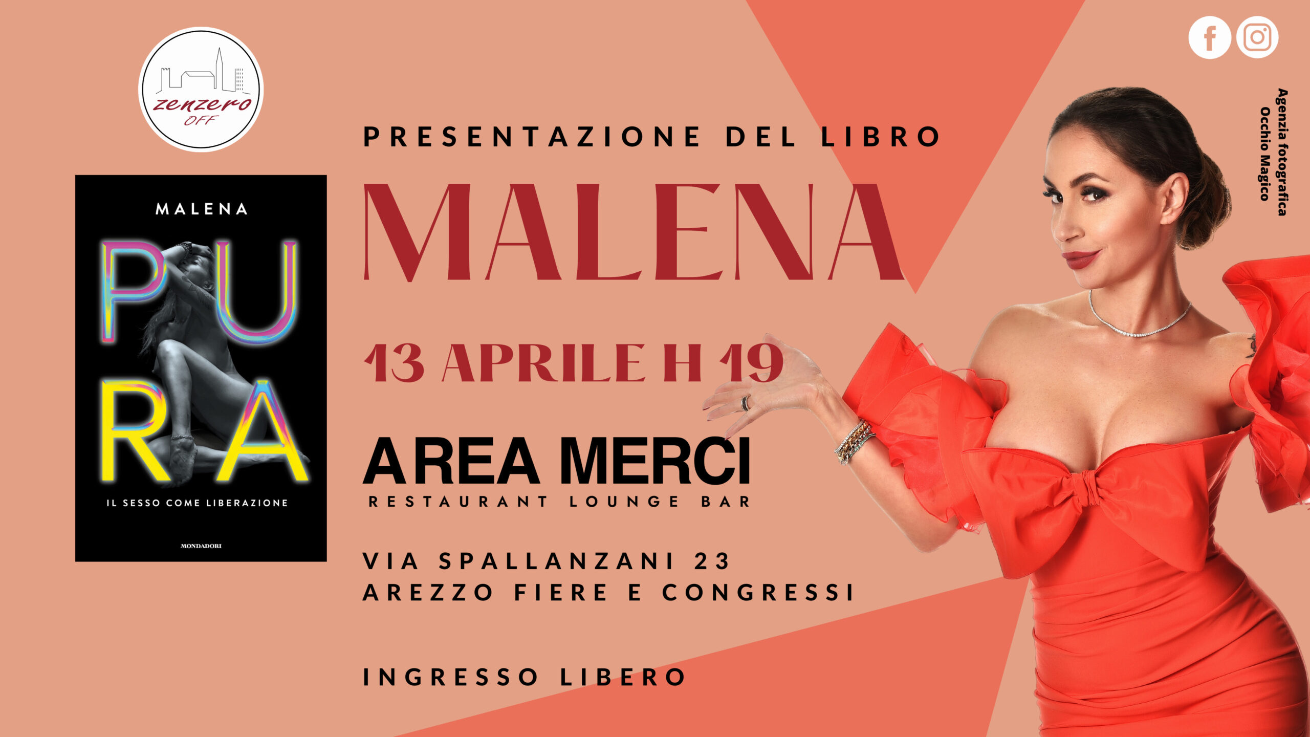 Malena presenta a Zenzero Off il suo libro “Pura. Il sesso come liberazione”