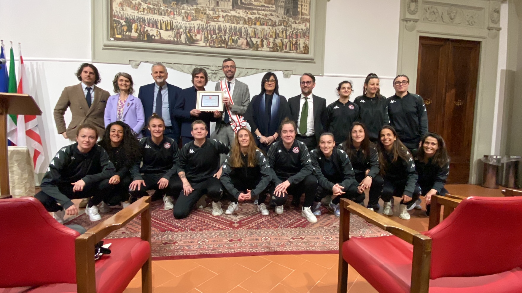 L’ACF Arezzo premiata dalla Regione Toscana