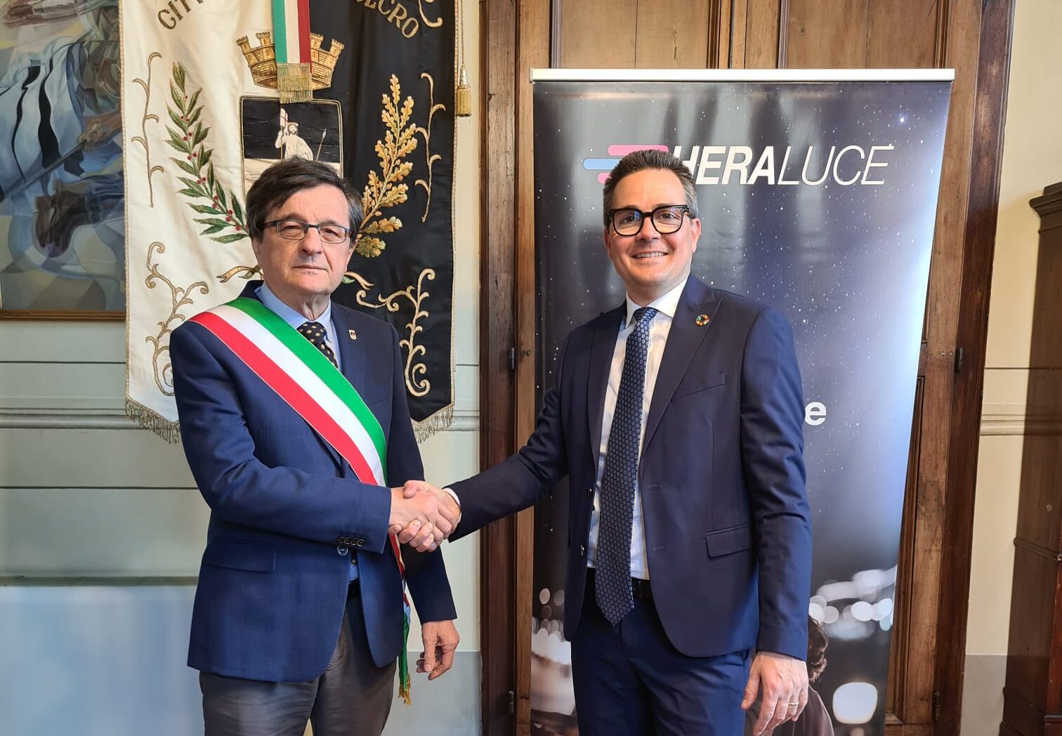 Siglato il contratto con Hera Luce: a Sansepolcro arriva la nuova illuminazione green