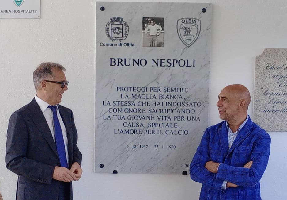 Olbia rende omaggio al biturgese Bruno Nespoli