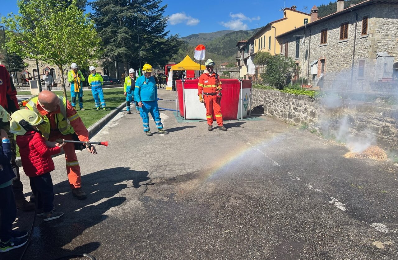 Terminata la tre giorni di informazione del servizio di protezione civile casentinese