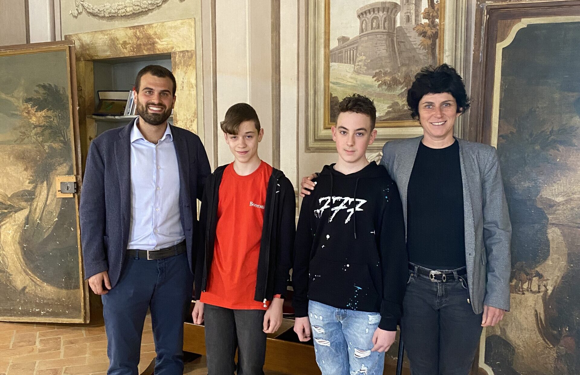 I due giovani casentinesi Thomas e Christian campioni di matematica