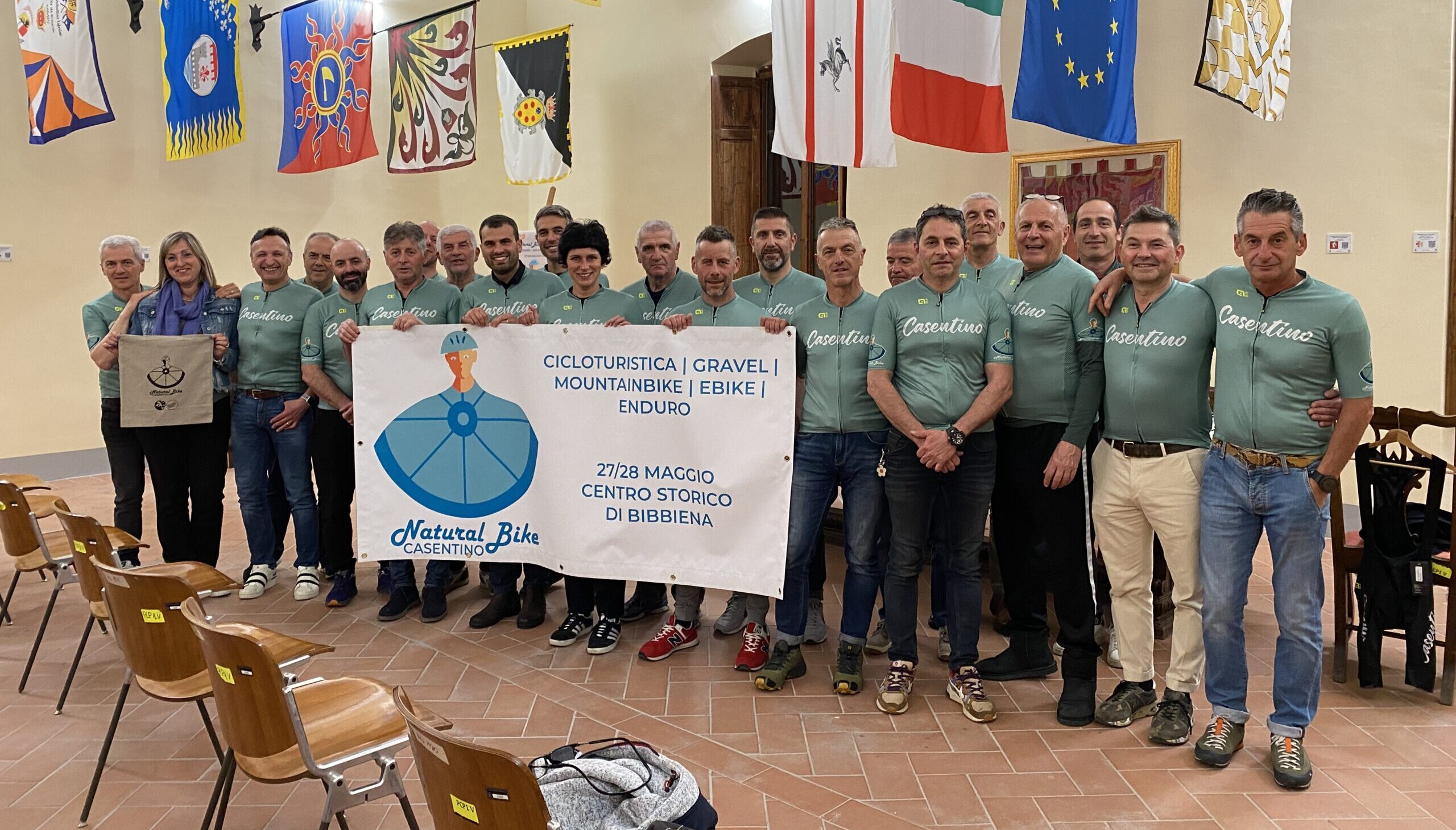 Natural Bike Casentino: la seconda edizione con le nuove magliette simbolo del Casentino
