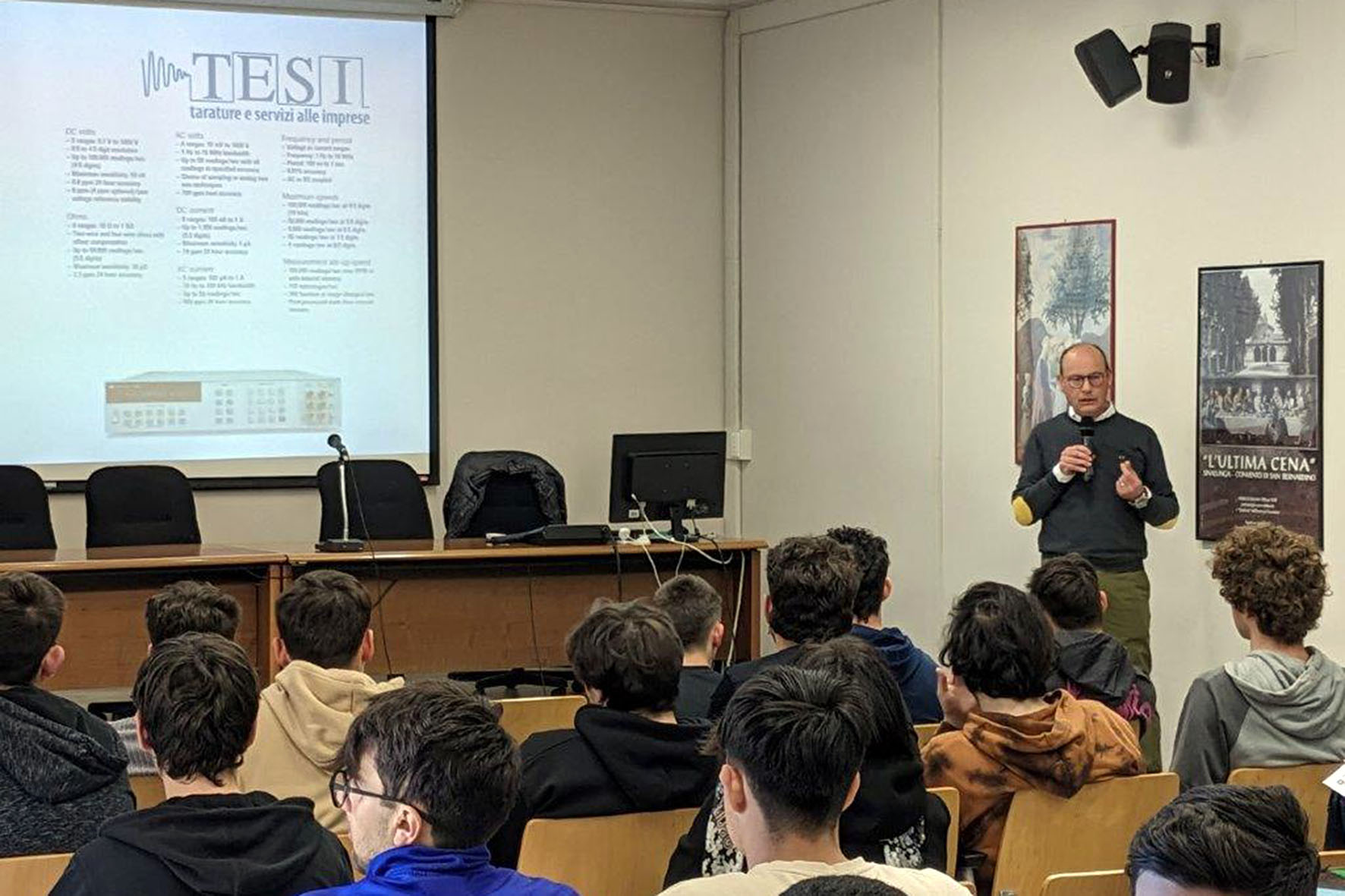 Una lezione di taratura per i maturandi dell’ITIS “Galileo Galilei”